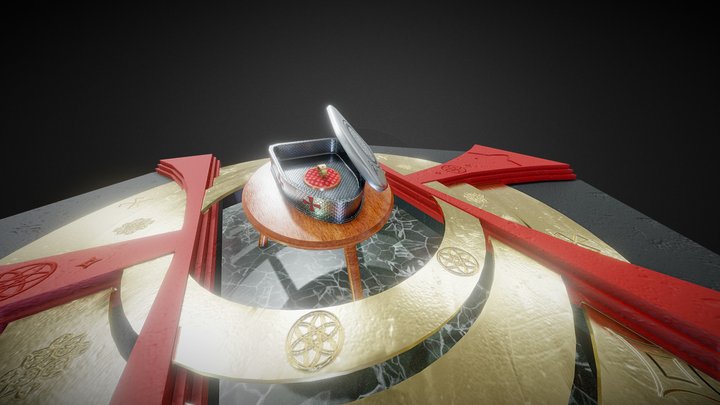 Templar's Chest 3D Model
