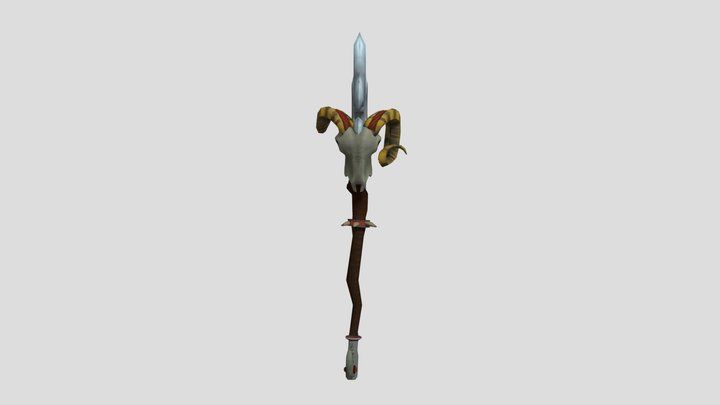 Stylized Weapon 3D Model
