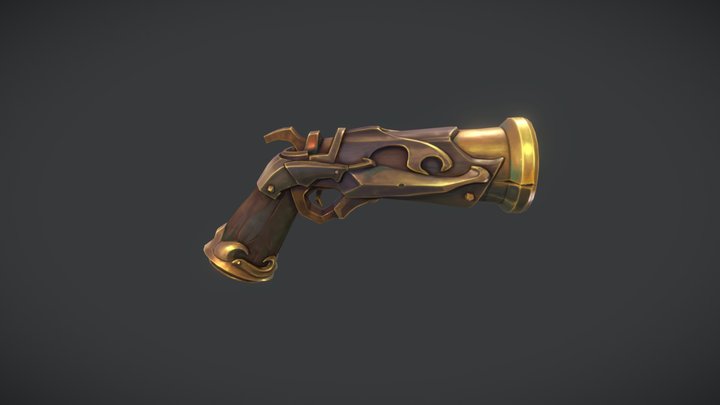 Gangplank's Gun 3D Model