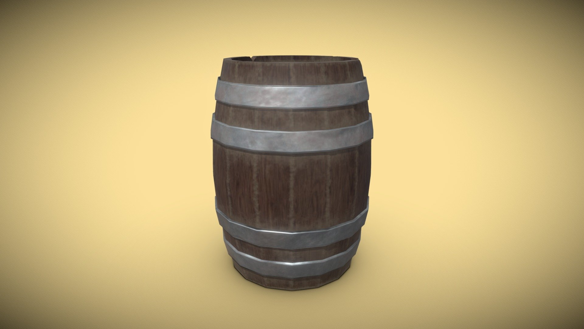 Wood Barrel