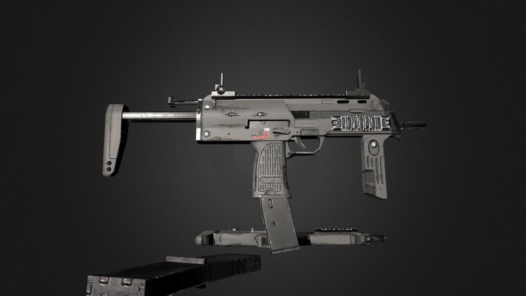 HK MP7A1 - Download Free 3D model by Vziuh.