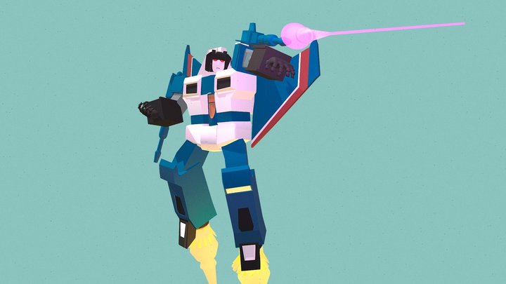 Thundercracker - Transformers Model 3D Model
