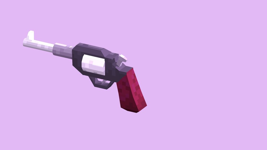 Simple Stylized Shotgun&Revolver.