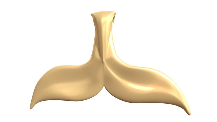 Whale tail, trinket  / Хвост кита, брелок – Free 3D Model STL