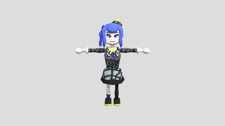 Hoshimachi Suisei (Super Mario 64 Styled) 3D Model