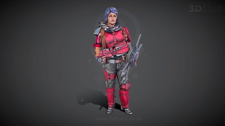 Cosplayer - Edge of the World, Dunedin 2019 3D Model
