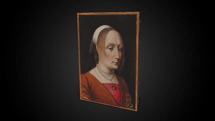 Ghirlandaio's 'Portrait of a Young Woman' – Kostenloses 3D-Modell STL