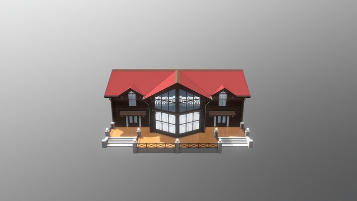 BEAUTIFUL CHALLET2 3D Model