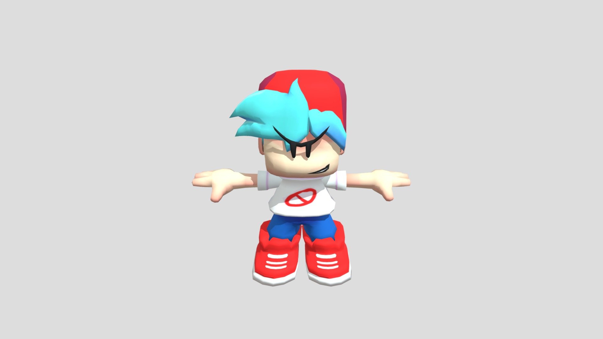 FNFfriday Night Funkin Boyfriend - 3D model by Theboyfriend [dc8e64a] -  Sketchfab