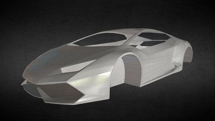 Lamborghini Huracan WIP – Modelo 3D gratuito STL