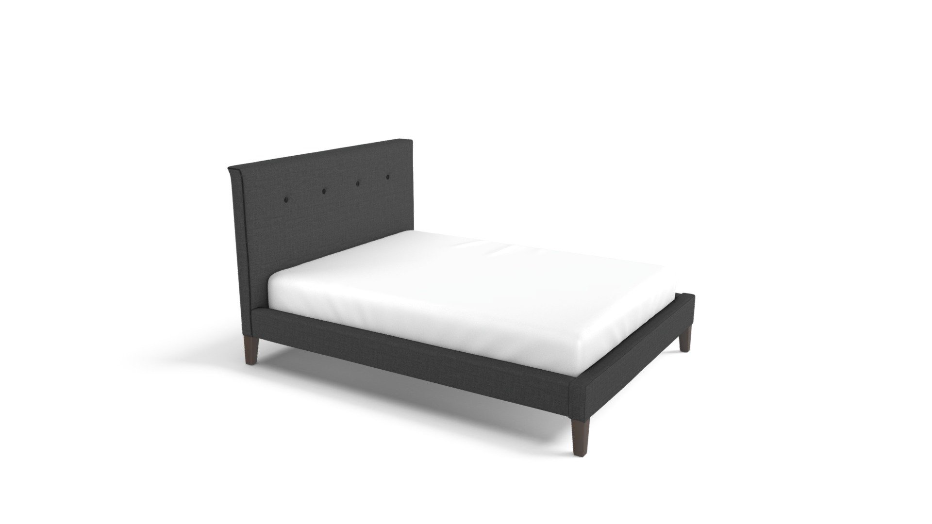 Capri Kingsize Bed, Etna Grey