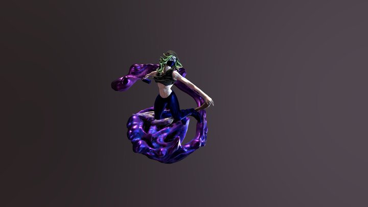 Urban Witch 3D Model