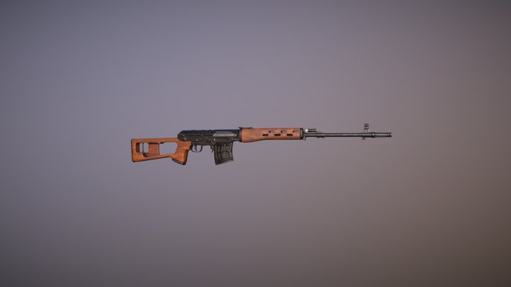 Dragunov (SVD) - Unscoped 3D Model