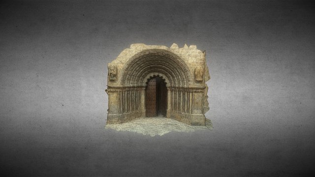 Pórtico Megalowpoly - Ejercicio Fotogametría 3D Model