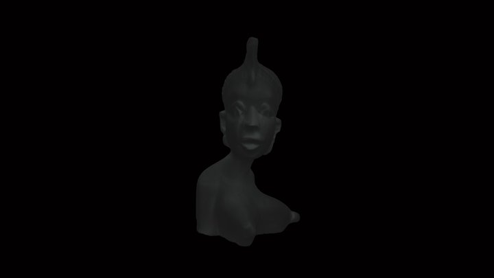 African Queen 3D Model
