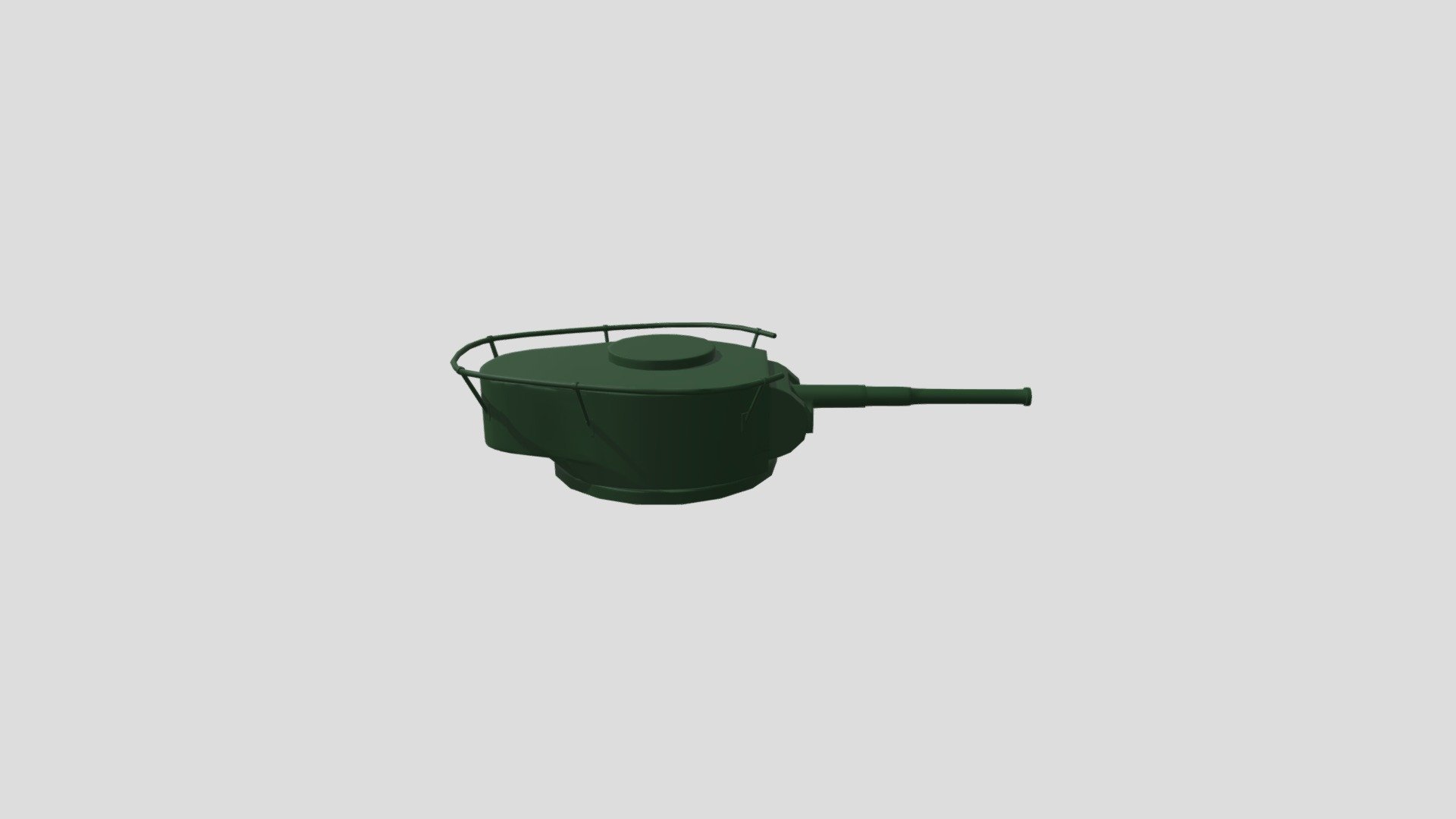 Baked T-26 TankTurret