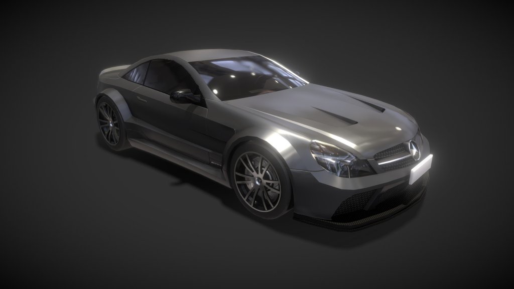 Mercedes Benz SL-65 AMG - Low Poly