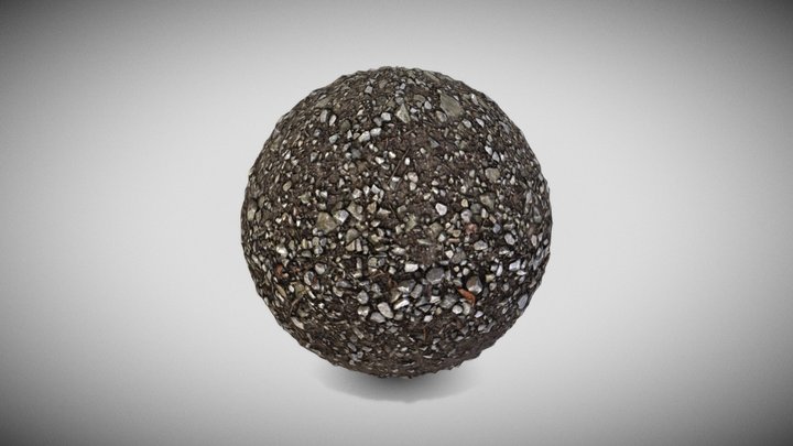 Forest Road - scanned PBR environment texture 3D Model