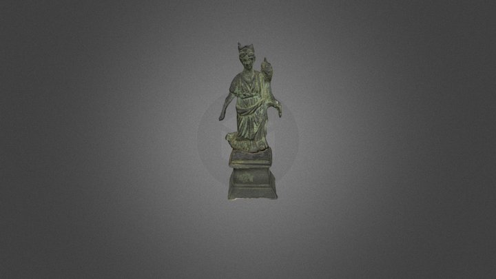 Bronzetto di Iside Fortuna 3D Model