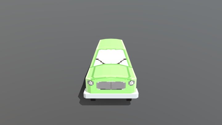 Simple Car 3D Model