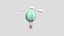 Hot air balloon from Poly by Google - Download Free 3D model by ...