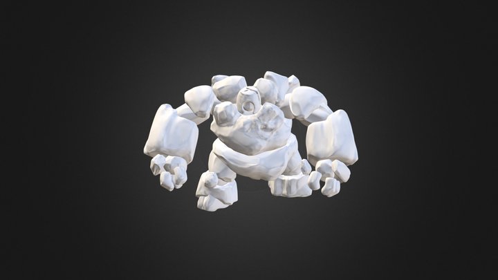 石頭人 3D Model