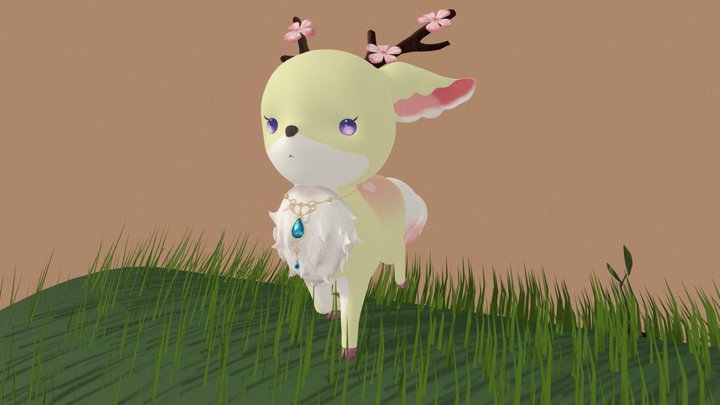 Nemu - Hololive EN Ceres Fauna 3D Model