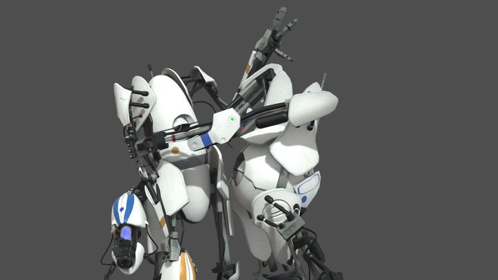 Atlas and P-Body 3D Model