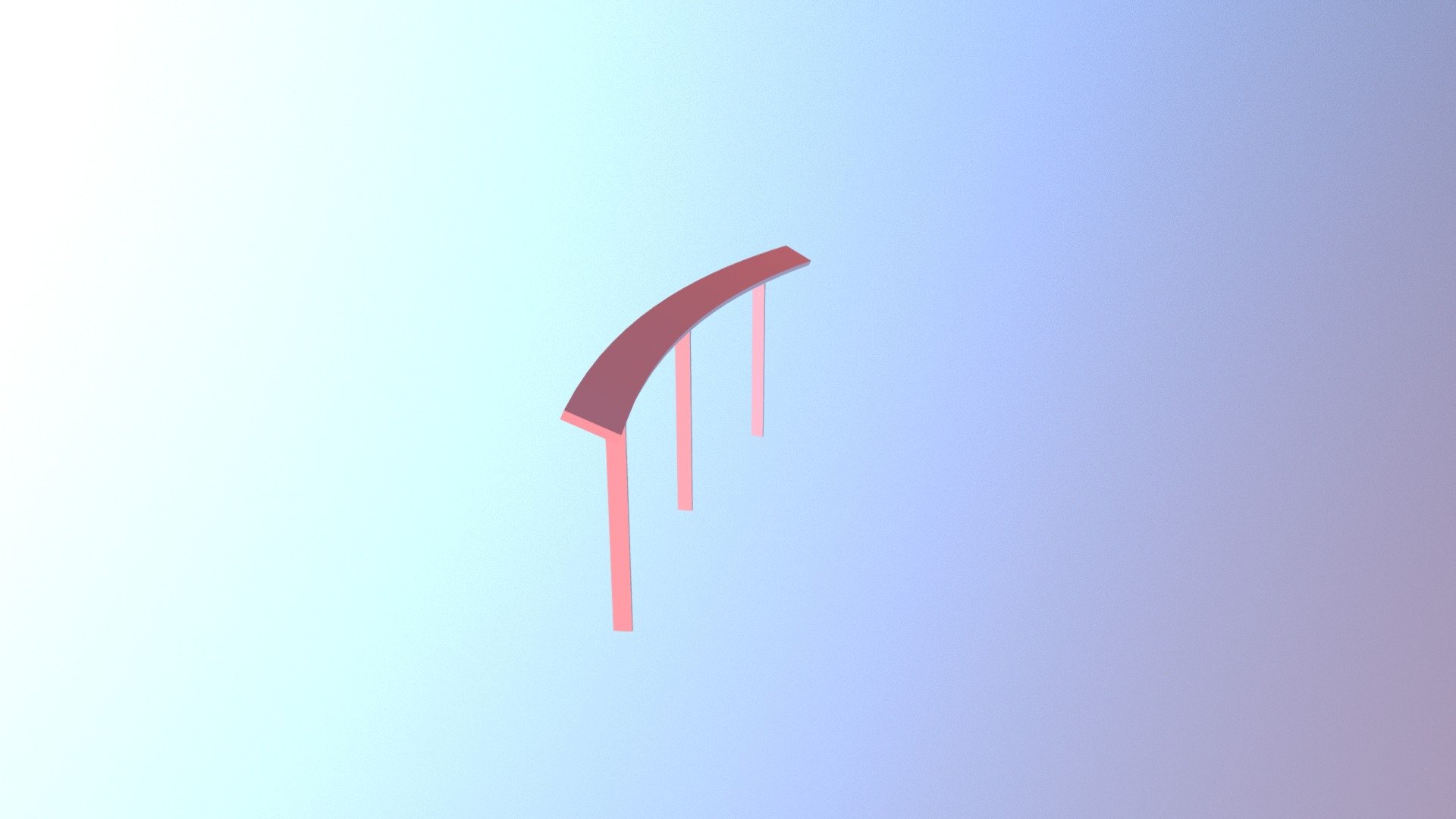 Curved handrail - 3D model by QVBD [dc9a2bb] - Sketchfab