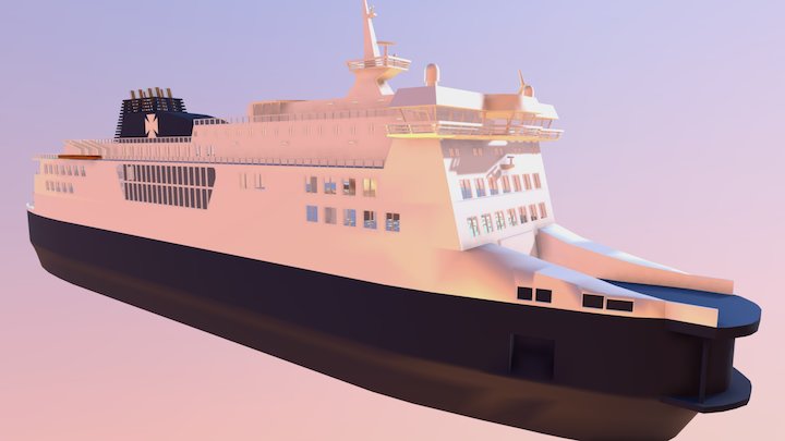 CÔTES DES DUNES (DFDS Seaways) 3D Model