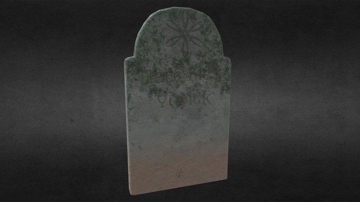 Gravestone 3D Model