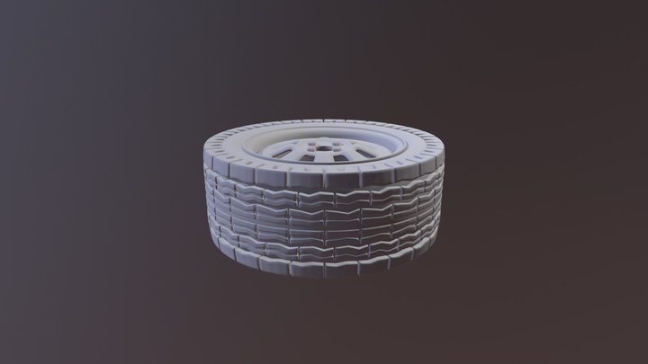 Wheel / Modifiers exercise 3D Model