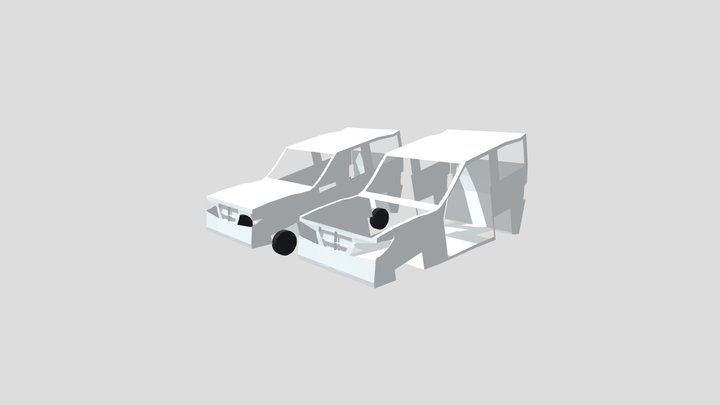 Car Text 3D Model