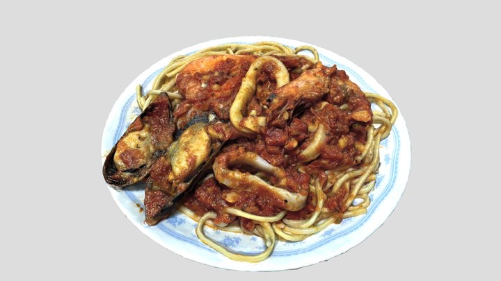 Seafood Marinara 3D Model