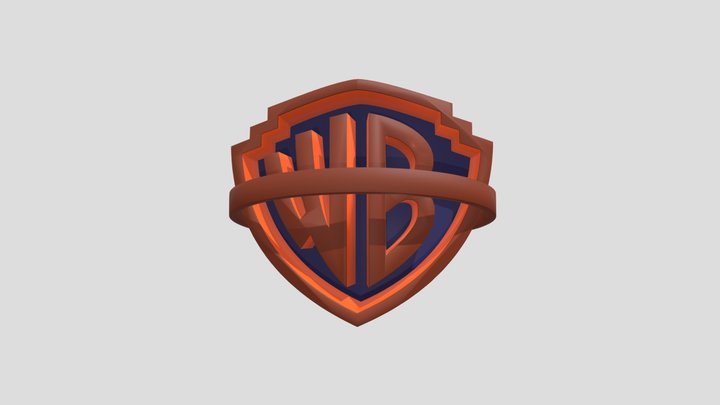 Warner Bros_ Pictures Shield Model 3D Model