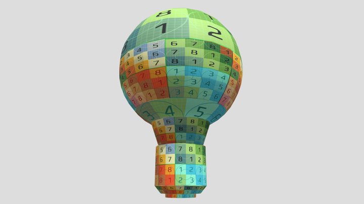 UV Map Lightbulb 3D Model