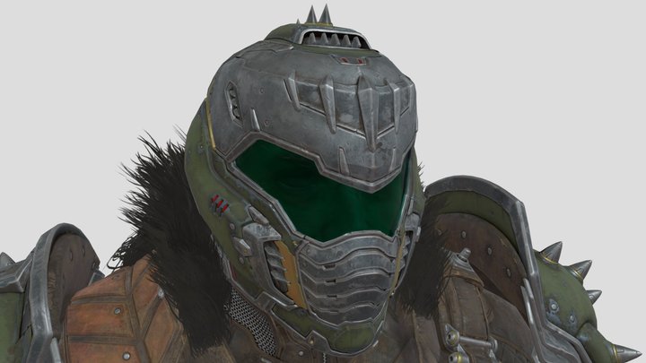 Doom Slayer 3D Model