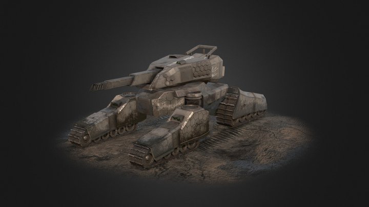 ST- 72 "Sphinx" Main Battle Tank 3D Model