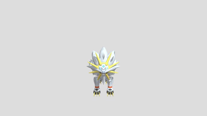 solgaleo pokemon 3D model 3D printable