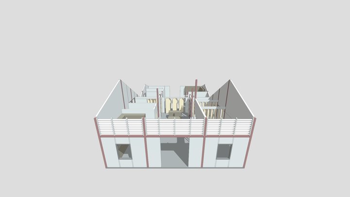 267 lorong polis_3D draft_without roof 3D Model