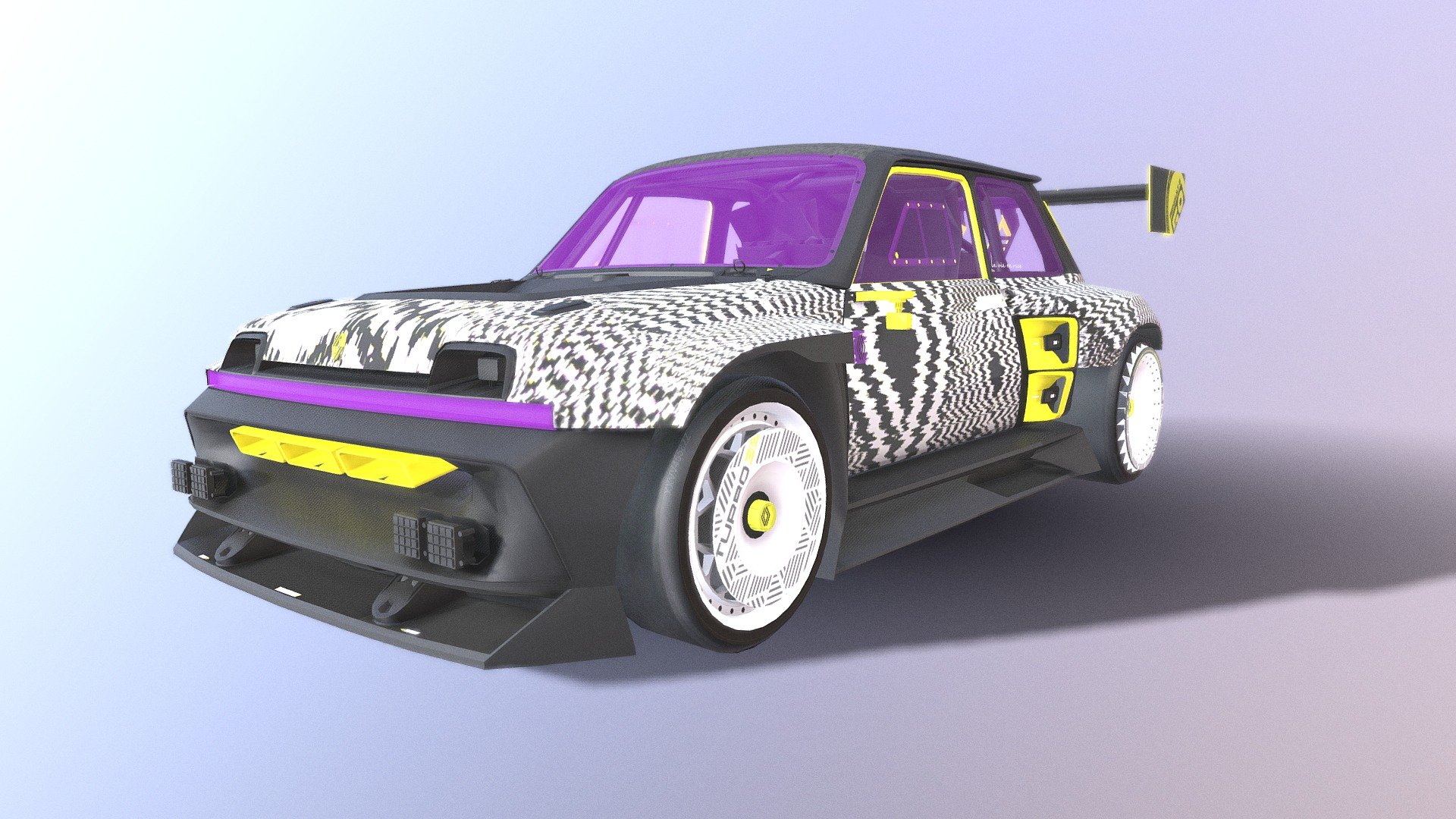 Renault R5 Turbo 3E E-Tech Concept - Download Free 3D model by kevin ...