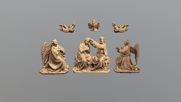 Incoronazione della Vergine 3D Model