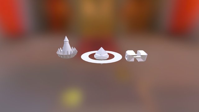 Blender Mesh Tutorial Excersise 1 3D Model