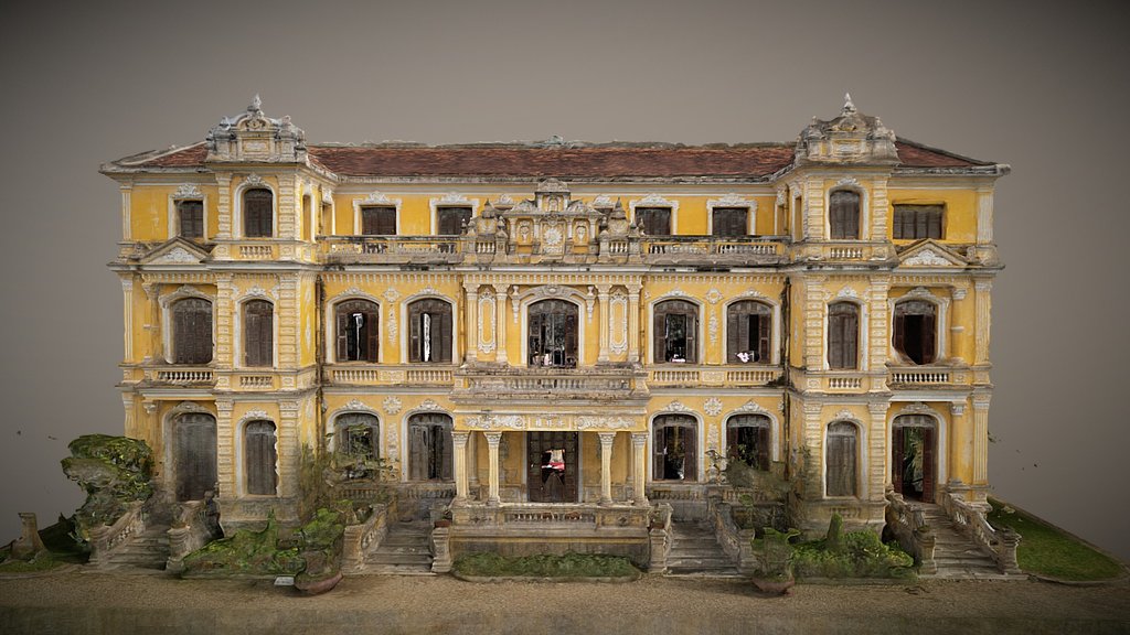 An Dinh Palace photogrammetry + lidar