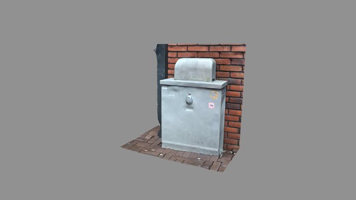 Electricity box outside 3D Model