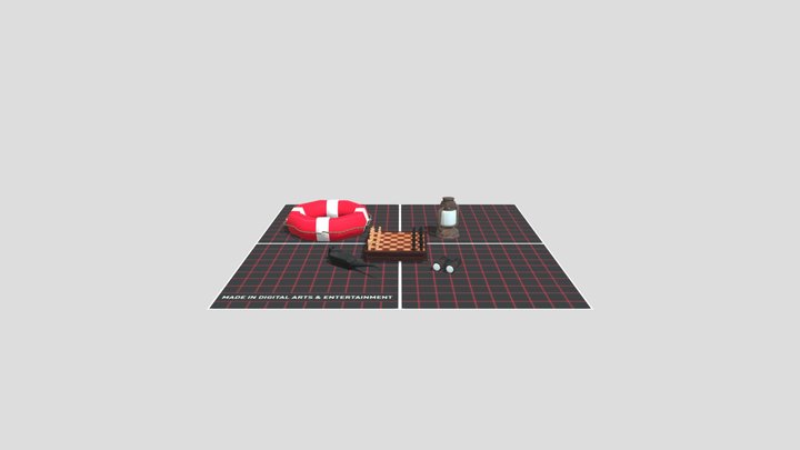 DAE 5 Finished props - By the ocean 3D Model