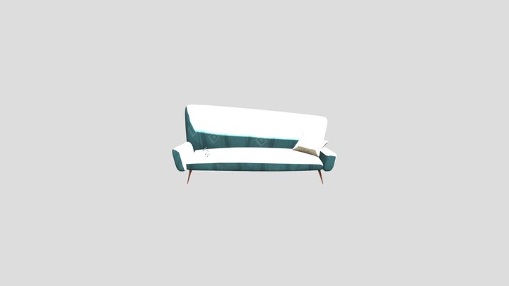 Sofa Hello Neighbor 2 Full Release Model 3D Model