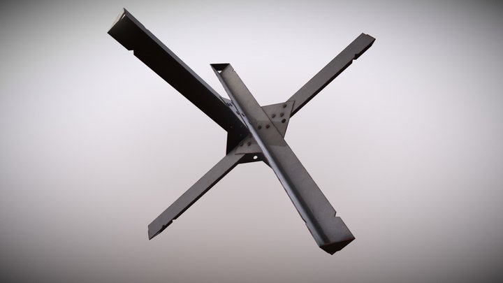 Anti-tank Hedgehog 3D Model