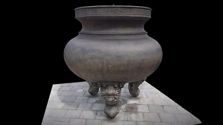 PRJ011_DinhAnKhanh Đỉnh trước đình 3D Model