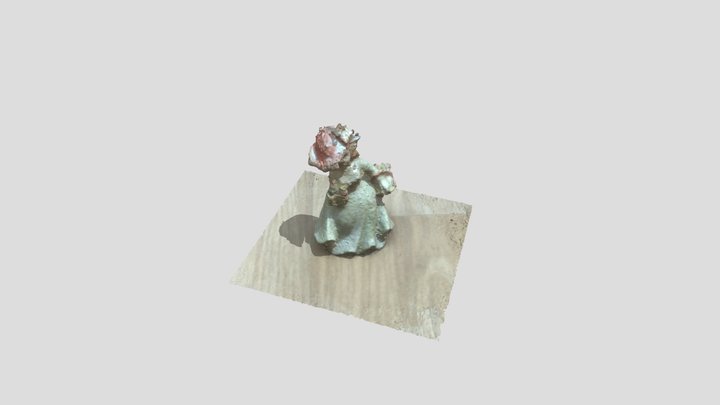 фарфоровая кукла 3D Model